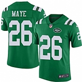Nike Men & Women & Youth Jets 26 Marcus Maye Green Color Rush Limited Jersey,baseball caps,new era cap wholesale,wholesale hats
